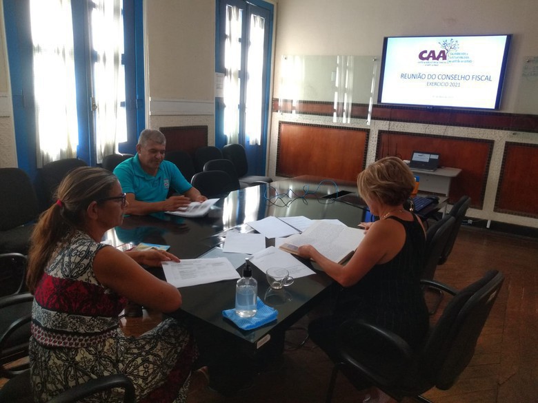 Reunião do Conselho Fiscal no CAA/NM