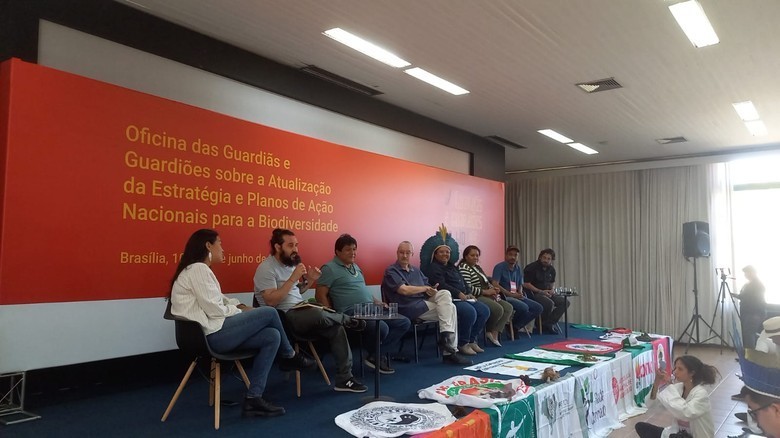 Guardiãs e guardiões participam de oficina para atualização de Estratégia e Planos de Ação Nacionais para a Biodiversidade.